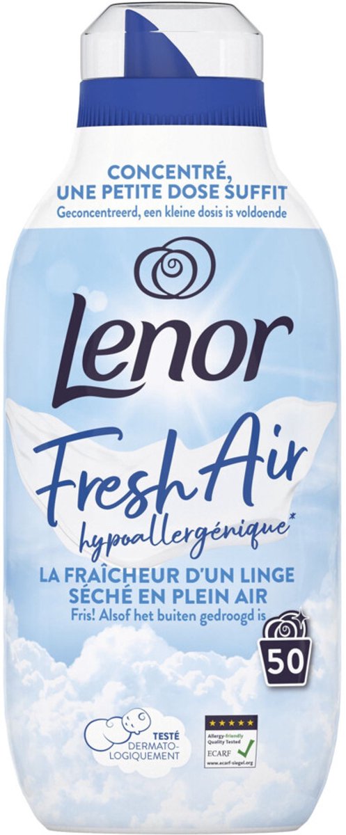 Lenor Wasverzachter Fresh Air Gevoelige huid 50 Wasbeurten - 700 ml