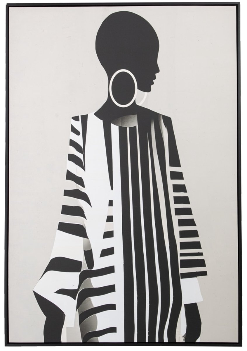 Schilderij vrouw 80x120cm