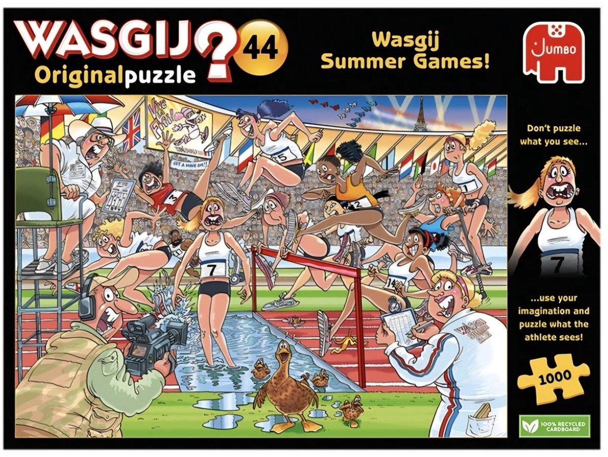 Wasgij Original 44 – Summer Games! -Puzzel - 1000 puzzelstukjes — afbeelding 9