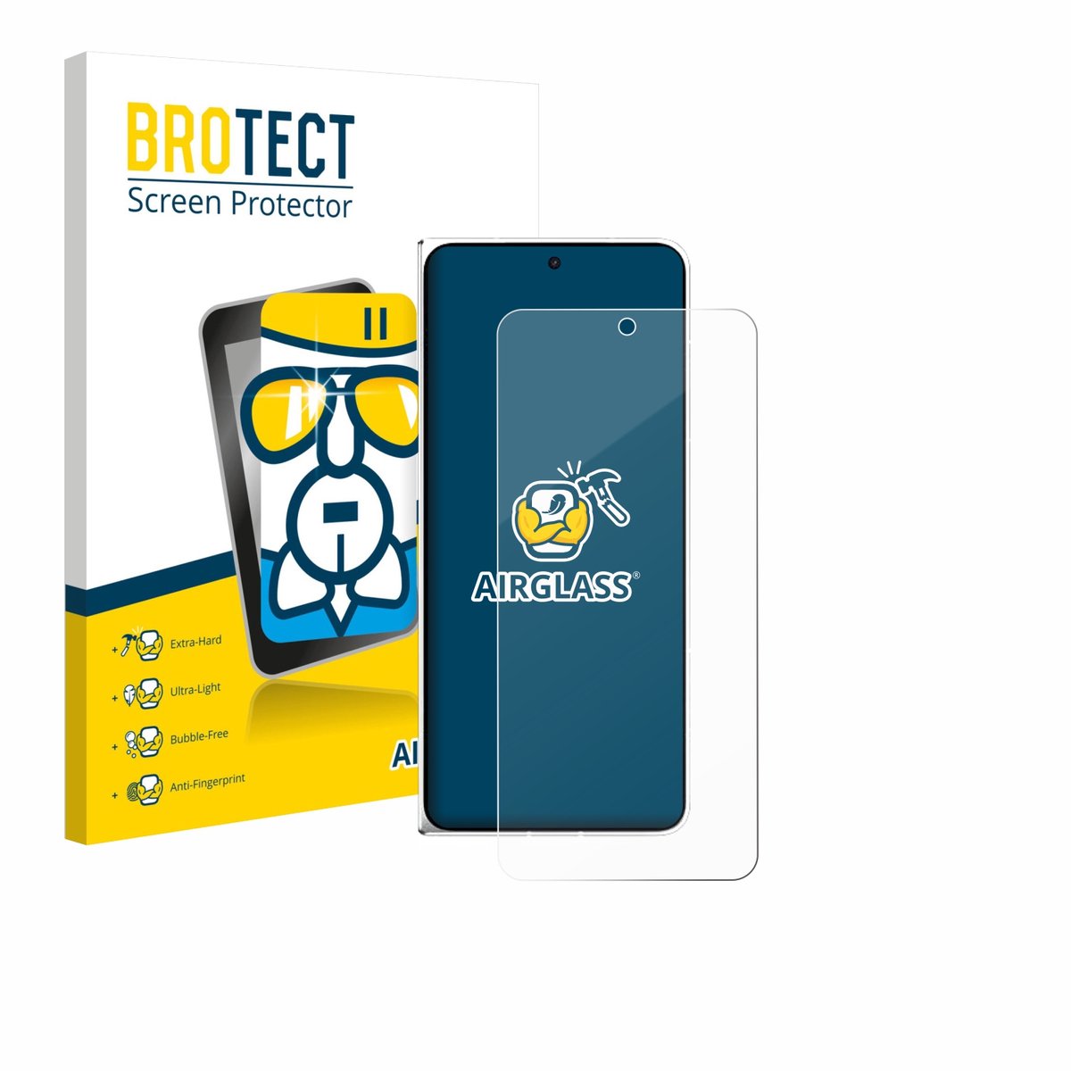 Screenprotector voor Oppo Find N6 Beschermglas transparant