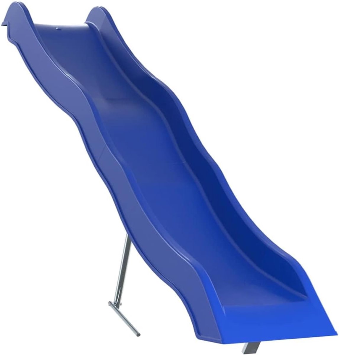 Speelglijbaan - Glijbaan tuin - Buiten spelen - Polypropyleen materiaal - 210x40 cm - Blauw