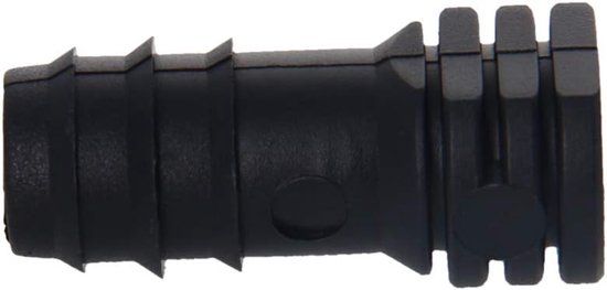 Irrigatie Eindstekkers - Druppelslang Connectoren - Bewateringssystemen Aanleggen - Universele Pasvorm - 16mm - Zwart