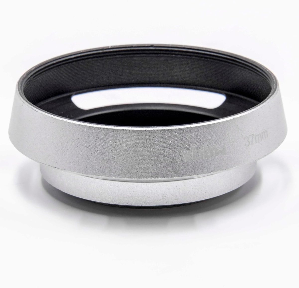 Metalen Zonnekap - Lenskap Camera - Ongehinderd Fotograferen - Specifieke Lens Pasvorm - 5.8 x 5.8 cm - Zilver