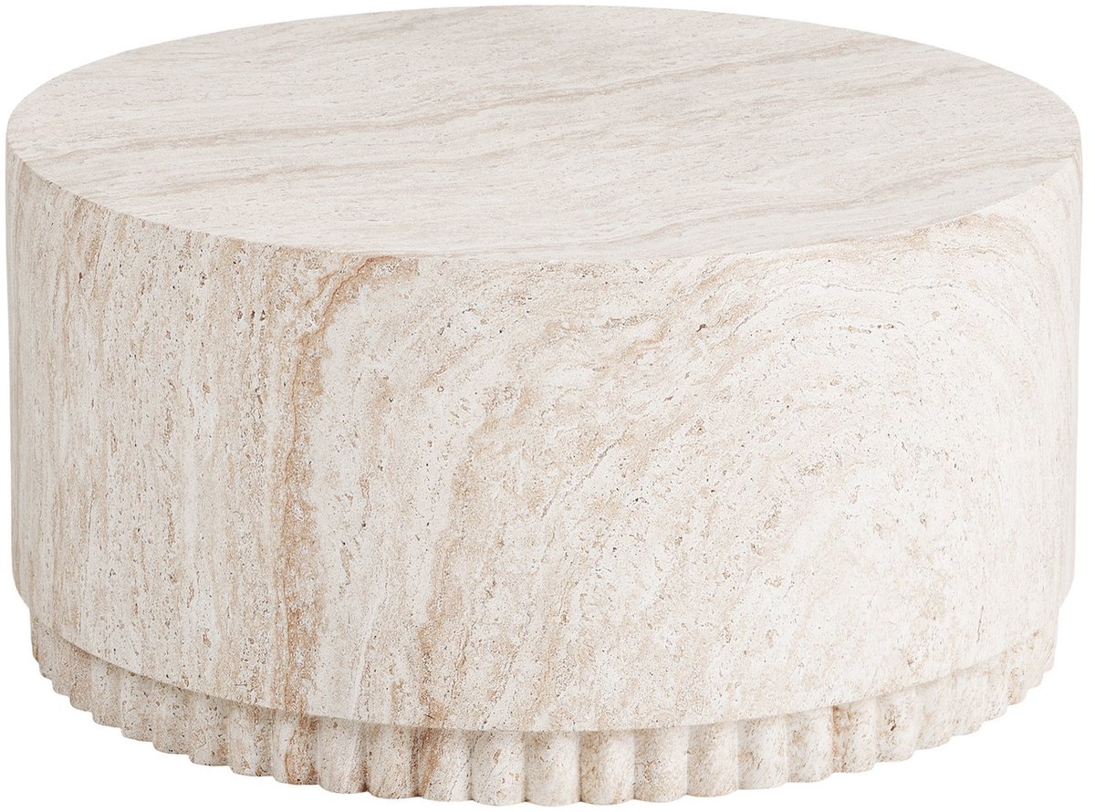 House Nordic Salontafel Bonn - Rond Naturel - Ø70x37cm