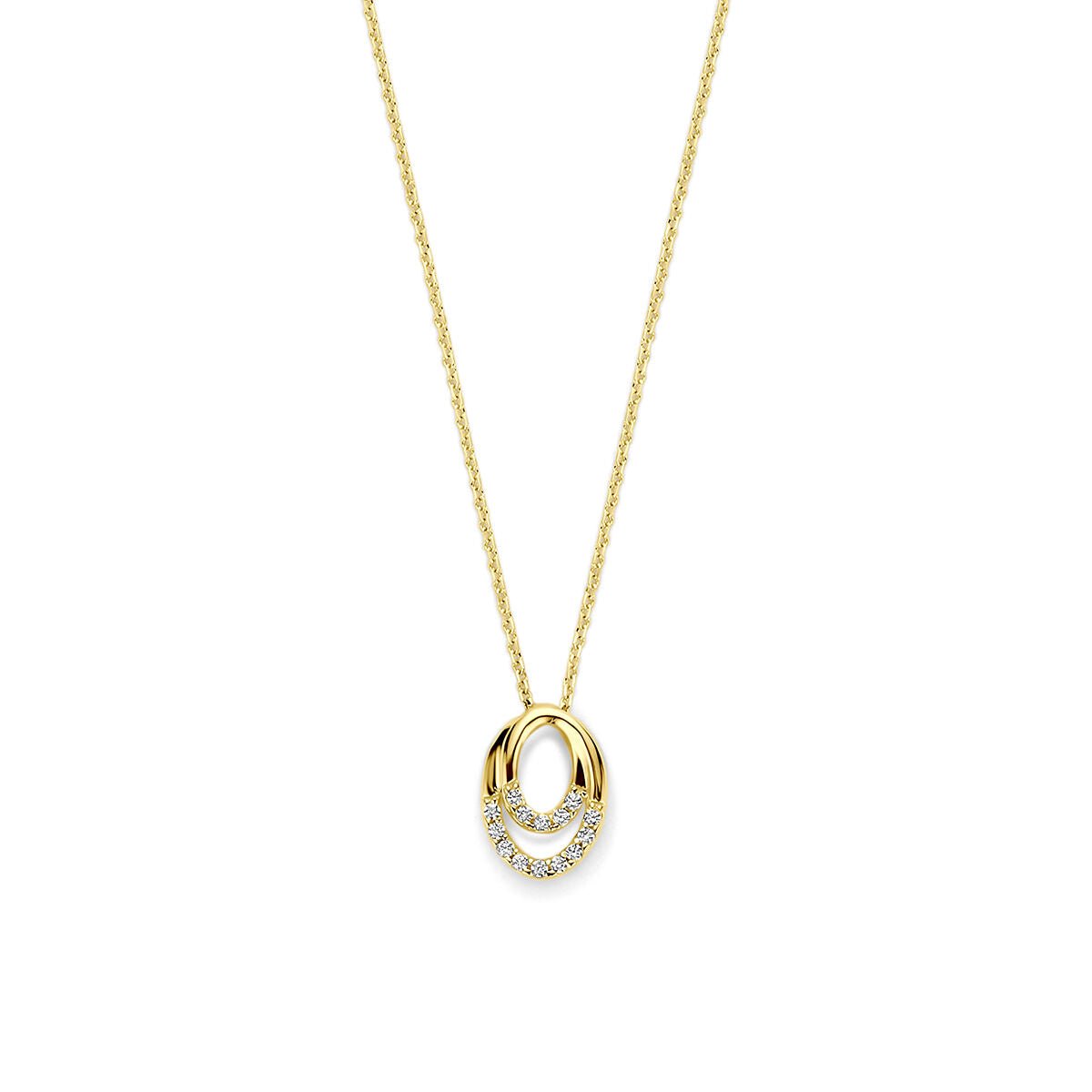 Collier zirkonia 40 - 42 - 44 cm