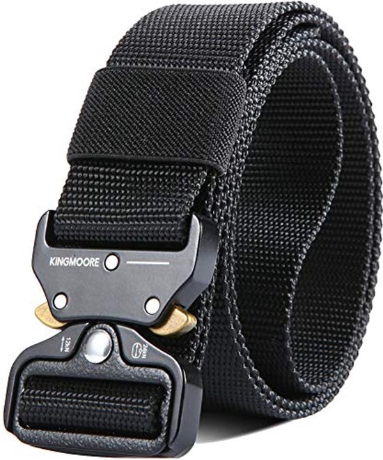 Video's over Wat is Tactische riem voor mannen met automatische snelle release metalen gesp geweven riem voor wandelen sport stof riem