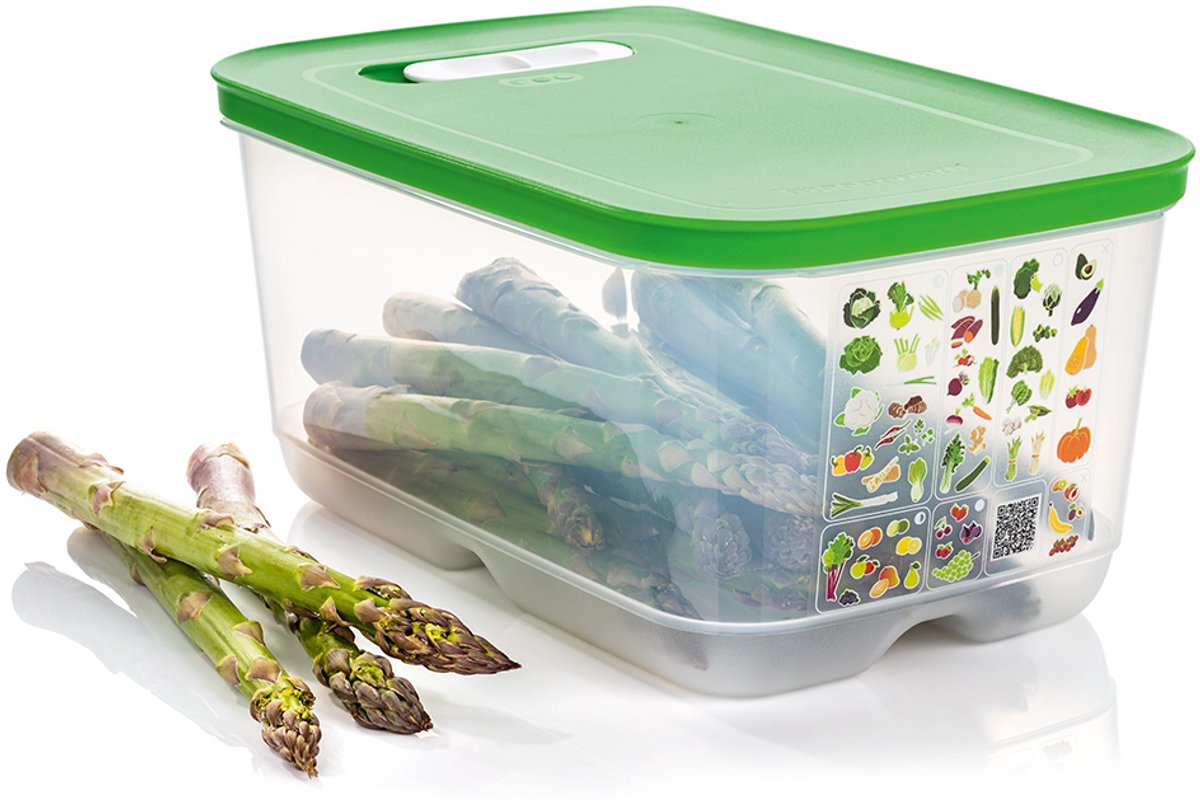 Tupperware Fridge Smart 4,4l - Vershoudbakjes - BPA-vrij - Voorraadpot - Lunchbox - Plastic Bakjes - Voedselcontainer - Voedsel blijft 2 keer langer vers