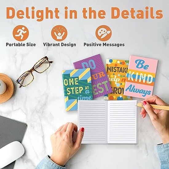 Mootivational Notebook.pdf Motivational Mini Notebooks Set - 24 Inspirerende Notitieboekjes voor ...