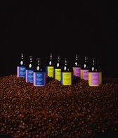 Georgie’s Cold Brew Koffie Proefpakket - Cold Brew King Maxi – 9x125ml (9 stuks) - Smaken: Brazil, Colombia & Ethiopia - Koude Koffie - Ijskoffie - Iced Coffee - Cold Drip Koffie