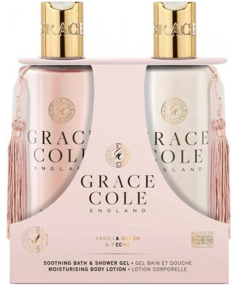 Grace Cole - Vanilla Blush & Peony Body Care Duo - 300+300ml