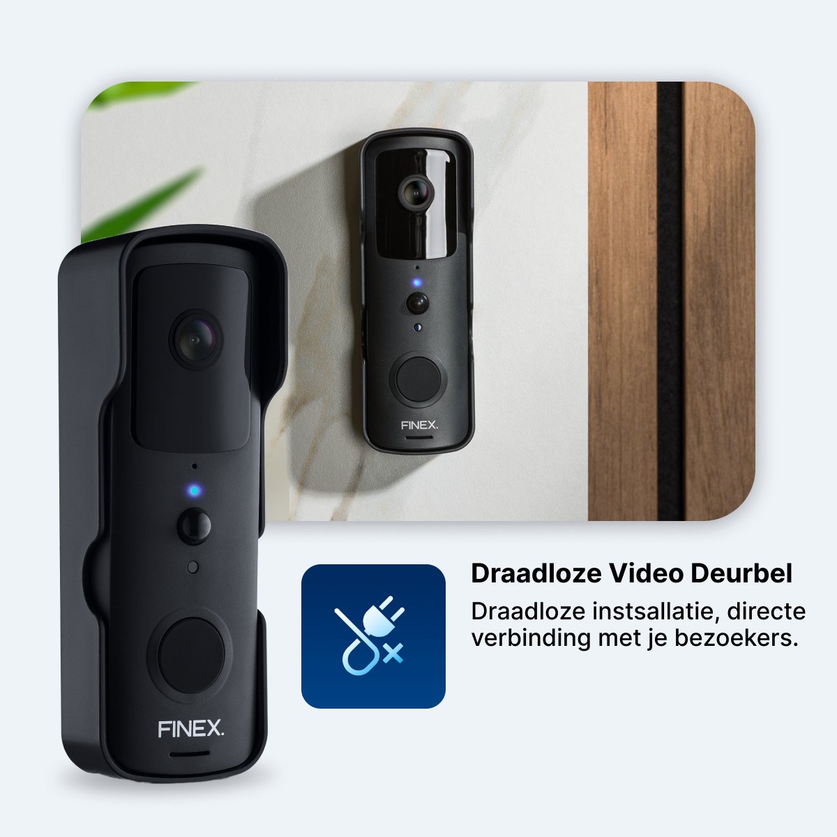 Finex Video Deurbel - Inclusief binnenbel, SD kaart (32GB) & - afbeelding 3