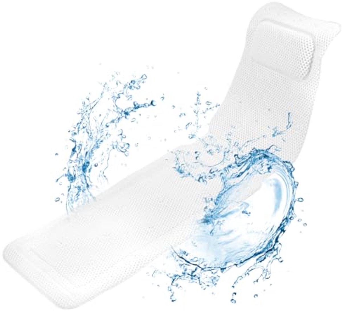 Ergonomisch vol lichaam badkussen voor hoofd- en neksteun - Antislip badaccessoires