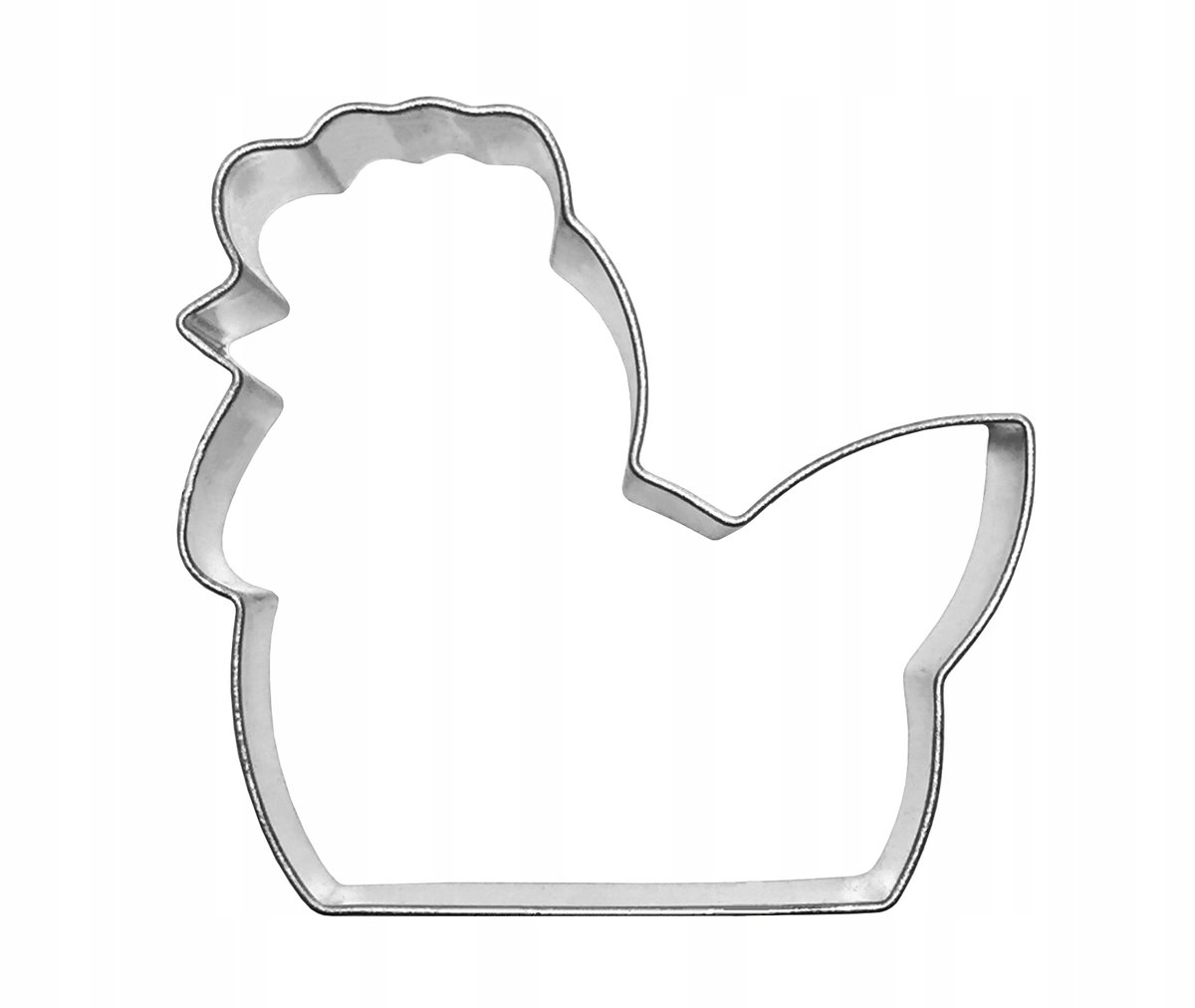 Paaskip Koekjesvorm 4,9 cm - Metalen Uitsteekvorm Kip