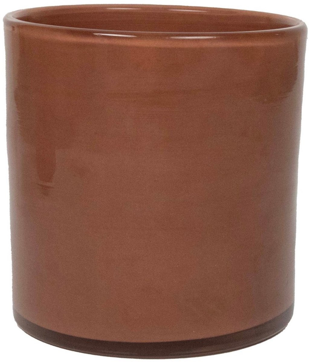 Sfeerlicht Astra - Glas - Bruin - 12x12x12 cm - Kleur Terra