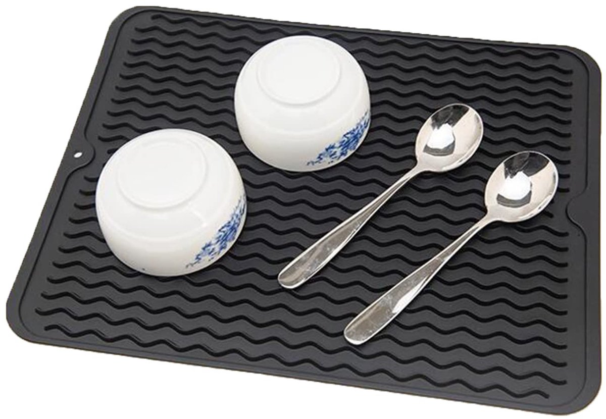 Unyqoos® Siliconen afdruipmat voor keuken en grill, hittebestendig en opvouwbaar
