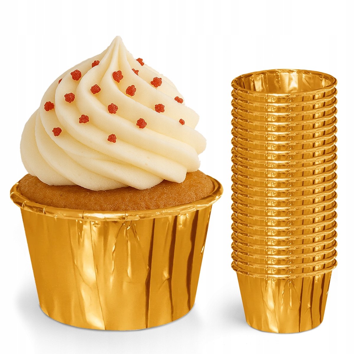 Gouden Muffinvormen - 20 stuks - Elegante bakvormen voor feestjes
