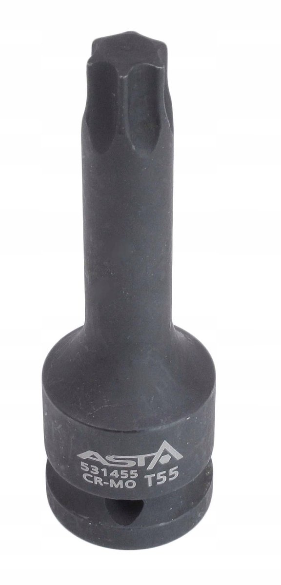 Torx as Slagdoppensleutel T-55 1/2"
