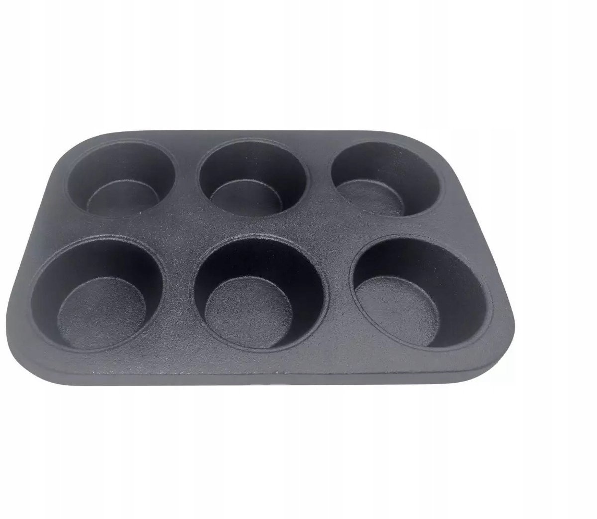 Kinghoff Muffinvorm 6 holtes 26x18x3 cm Gietijzer