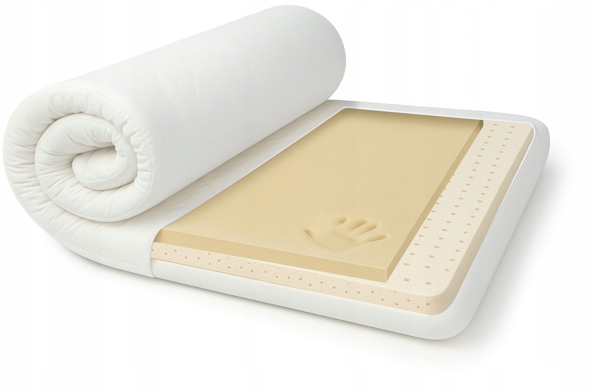 Topper Matras 120x200cm - Visco & Latex - 6cm Dik - H2