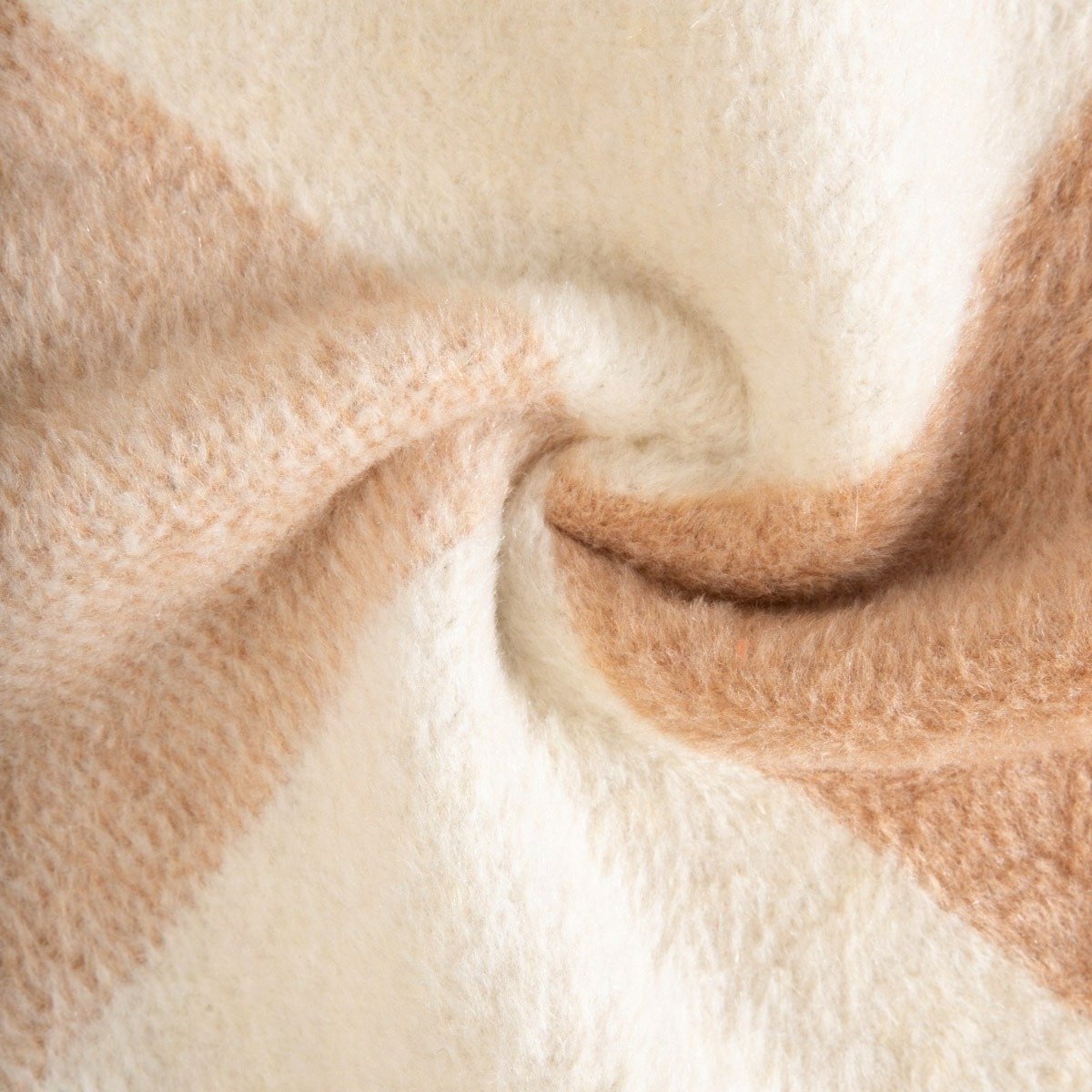 Homla KARDELEN Deken - Dik & Sfeervol Patroon 150x200cm Beige