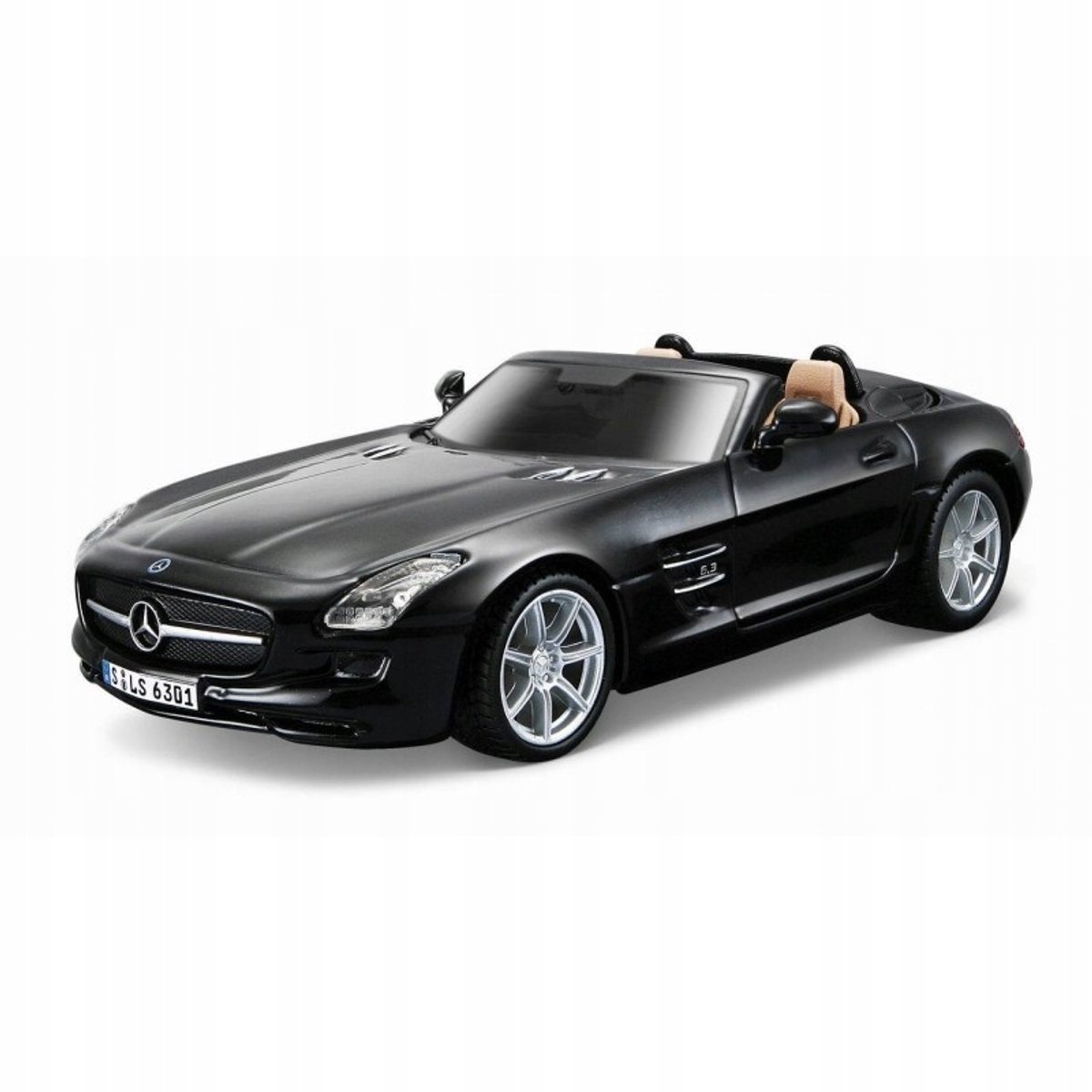 Bburago 1:32 Model Mercedes-Benz SLS AMG Roadster - Zwart