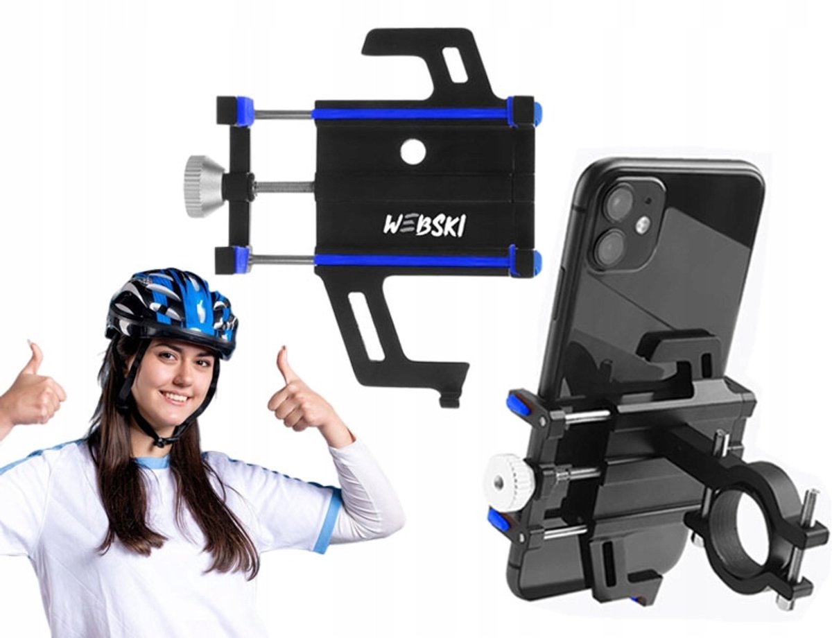 Stabiele Aluminium Telefoonhouder voor Fiets & Motor