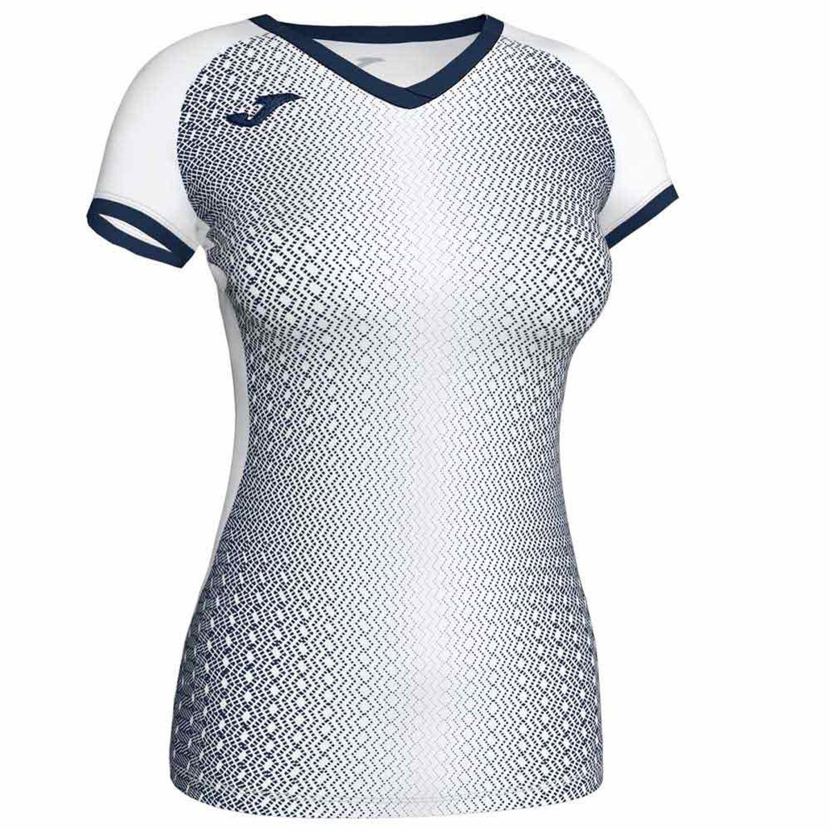 Joma Supernova T-shirt Met Korte Mouwen Wit,Zwart M Vrouw