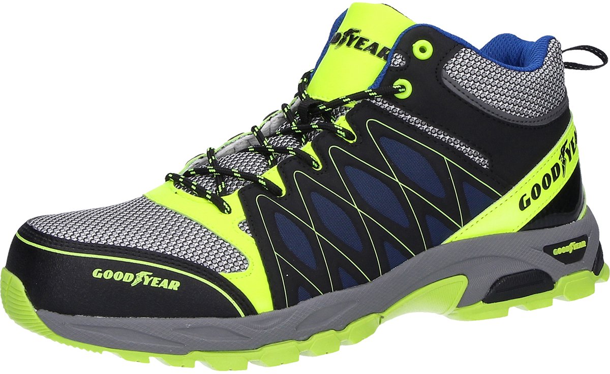 Goodyear Hoge Veiligheids Sneaker 26017 S1P - Zwart/Multi - 43