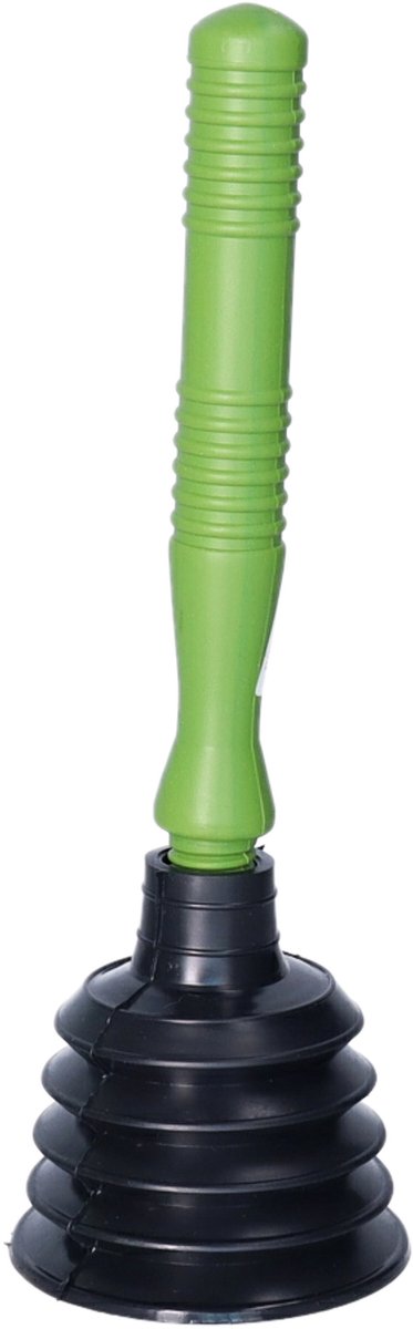 Toyma Ontstopper - toilet / gootsteen - groen - kunststof - rubber - 27 cm - plopper