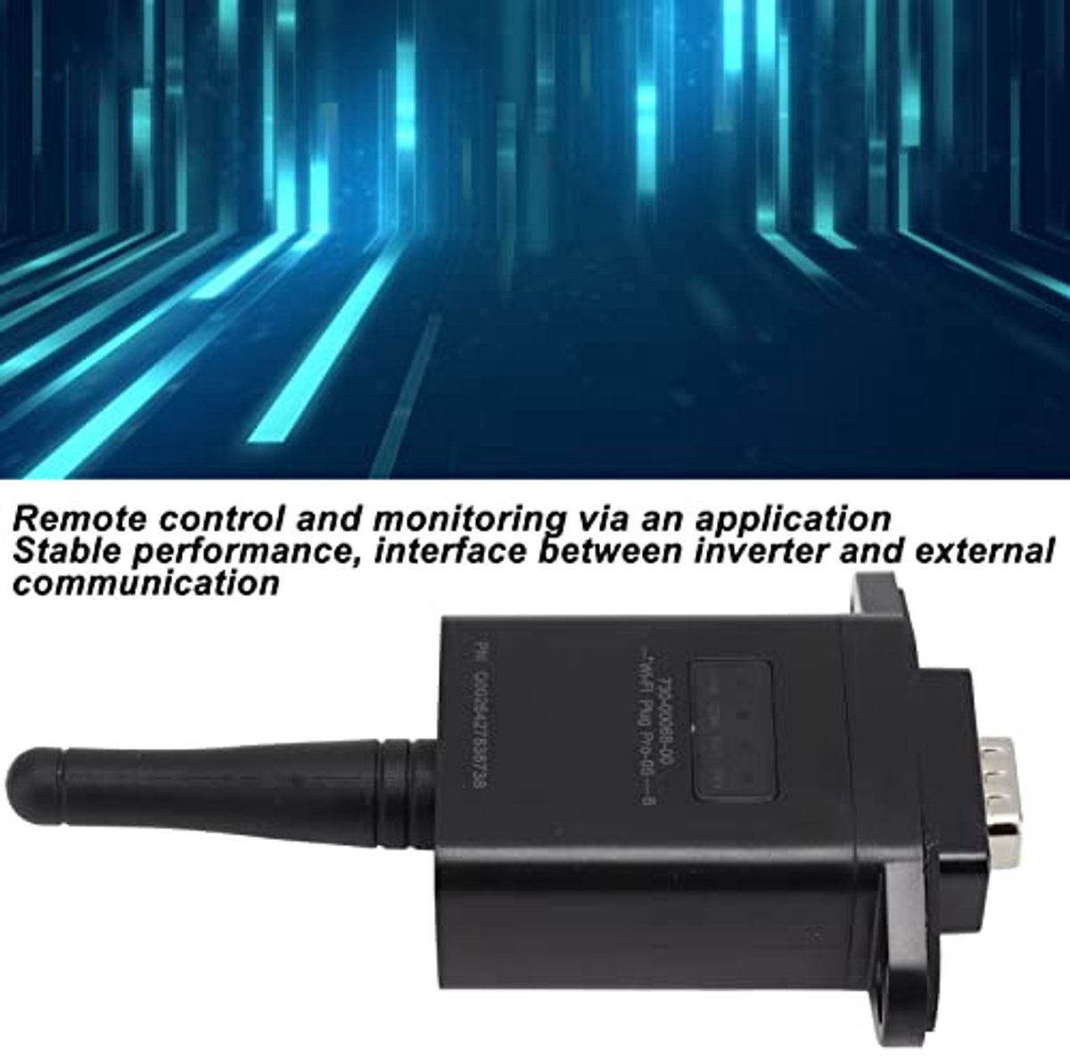 Hybrid WiFi Module for Solar Power Inverter RS232 Communication Port Module for Remote Control of Solar Inverter with Antenna