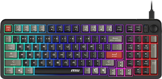 MSI FORGE GK110 - Clavier de Gaming - Effets lumineux RGB