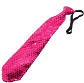 Stropdas - Metallic Magenta - LED