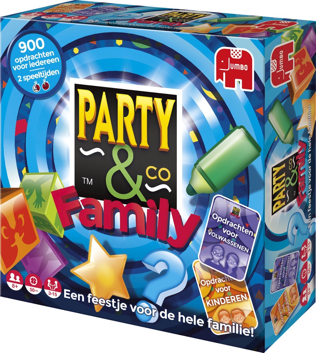Party & Co. - Family - Bordspel voor families - Vanaf 8 jaar - Partyspel - Actiespel — afbeelding 8