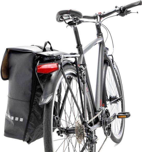 New Looxs Odense Backpack - Fietsrugzak - Rugzak met Laptop Compartiment - Fietstas van Waterdicht Polyester - 15 inch - Zwart van New Looxs — afbeelding 5