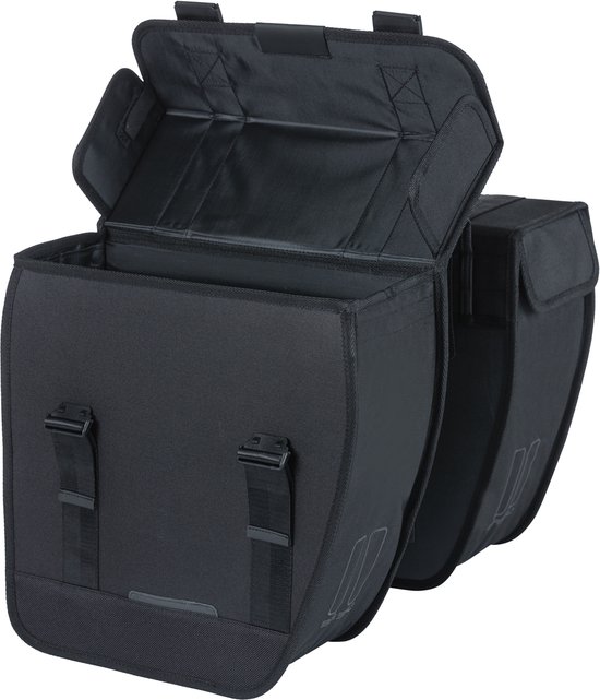 Basil Tour Dubbele Fietstas - 28 Liter - Zwart van Basil — afbeelding 4