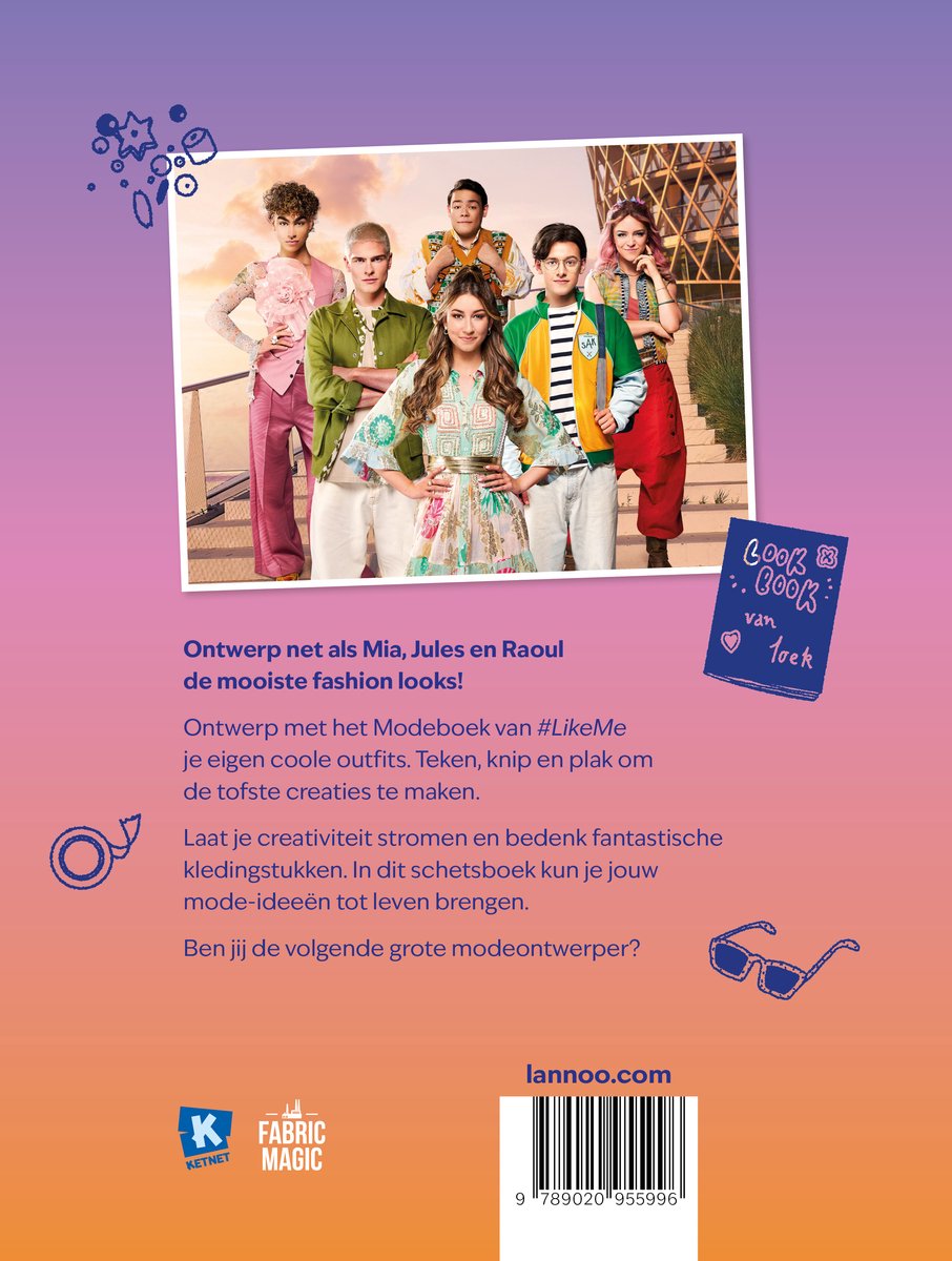 #LikeMe - #LikeMe - Modeboek - back cover