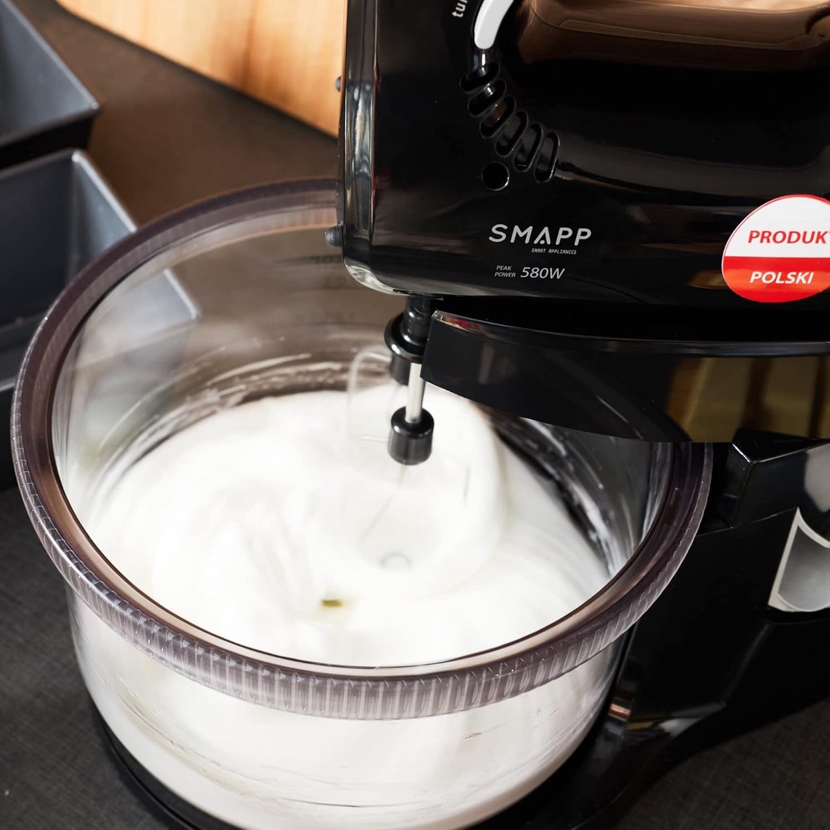 Keukenmachine met 3,3 liter mengkom, 580 W motor en 5 snelheden voor perfect deeg