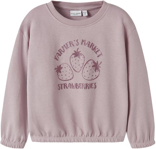 Pull mini fille Name It VILUBA Violet Coupe régulière