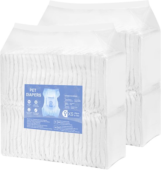 Pet Soft Hondenluiers voor vrouwen, 24 stuks, super absorberende