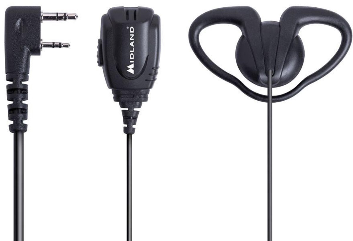 Midland BA24 D-Ring Headset voor de Kenwood TK-3401D