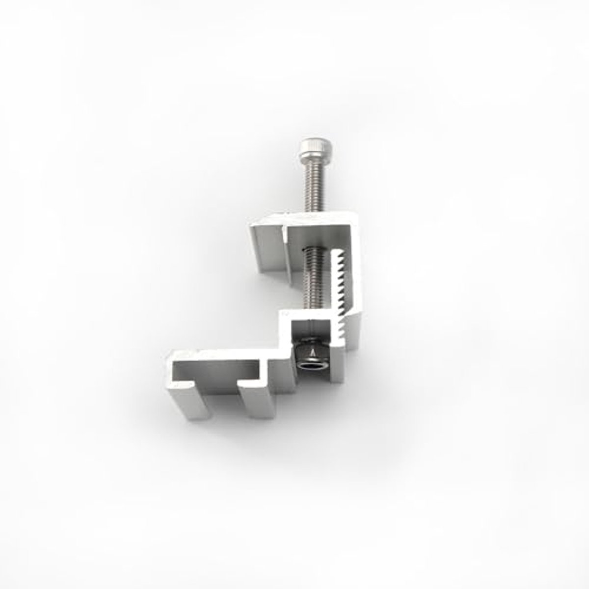 Bevestigingsklem voor micro-omvormer zonnepaneel 28-50 mm - Zilver