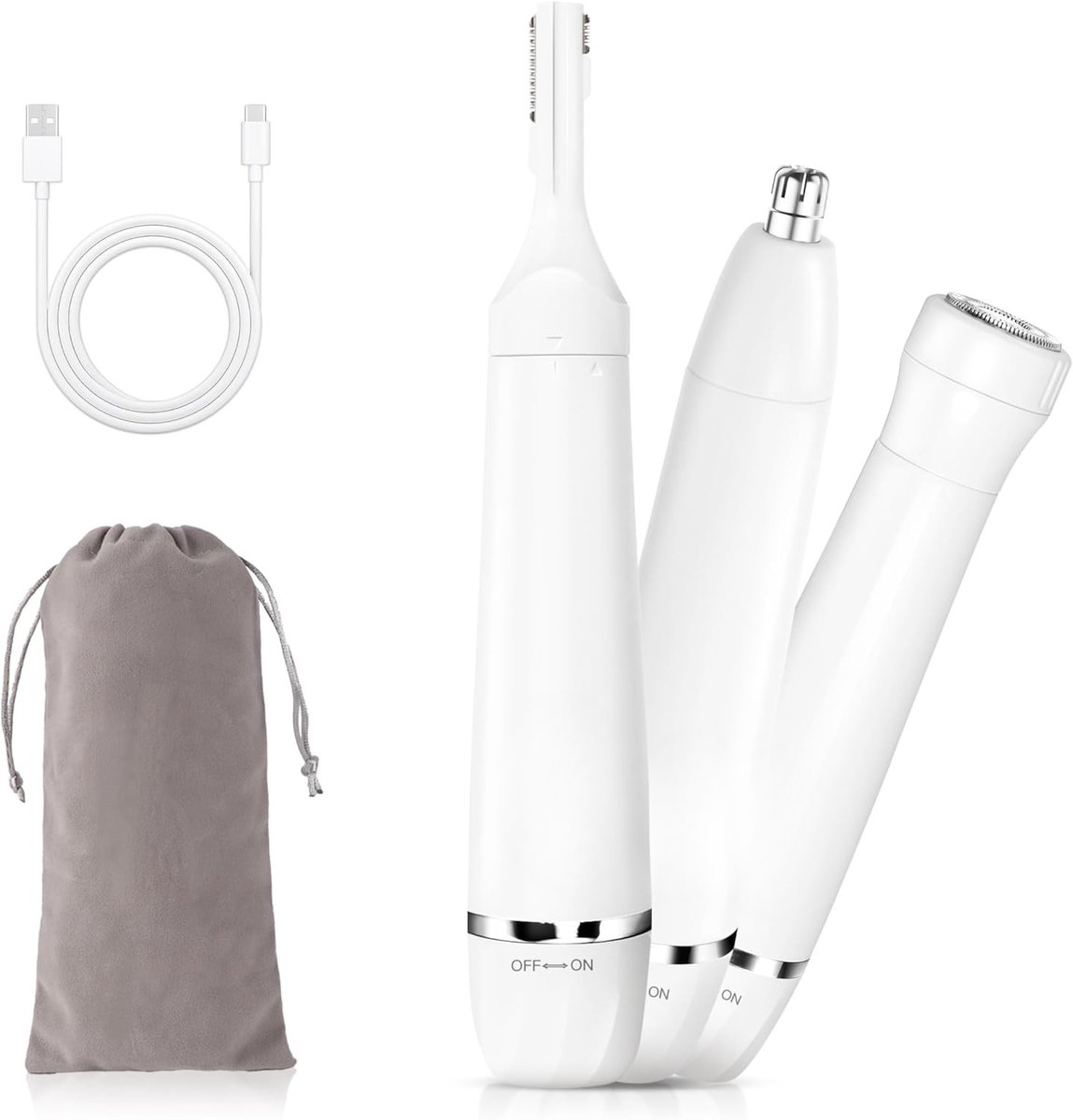 Solacis Neustrimmer - Oortrimmer - Neushaar trimmer - Neus tondeuse - Gezichtsverzorging - Mannen - Dames - Elektrisch - Grooming - Must have!