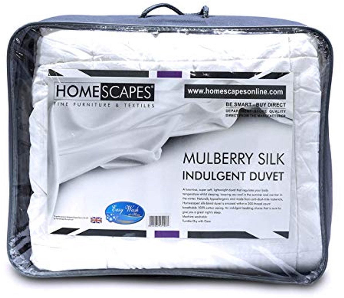 Image of 100% Moerbeizijden Winter Dekbed 13,5 TOG | Hypoallergeen & Anti-Huisstofmijt | Wasbaar | Dubbel