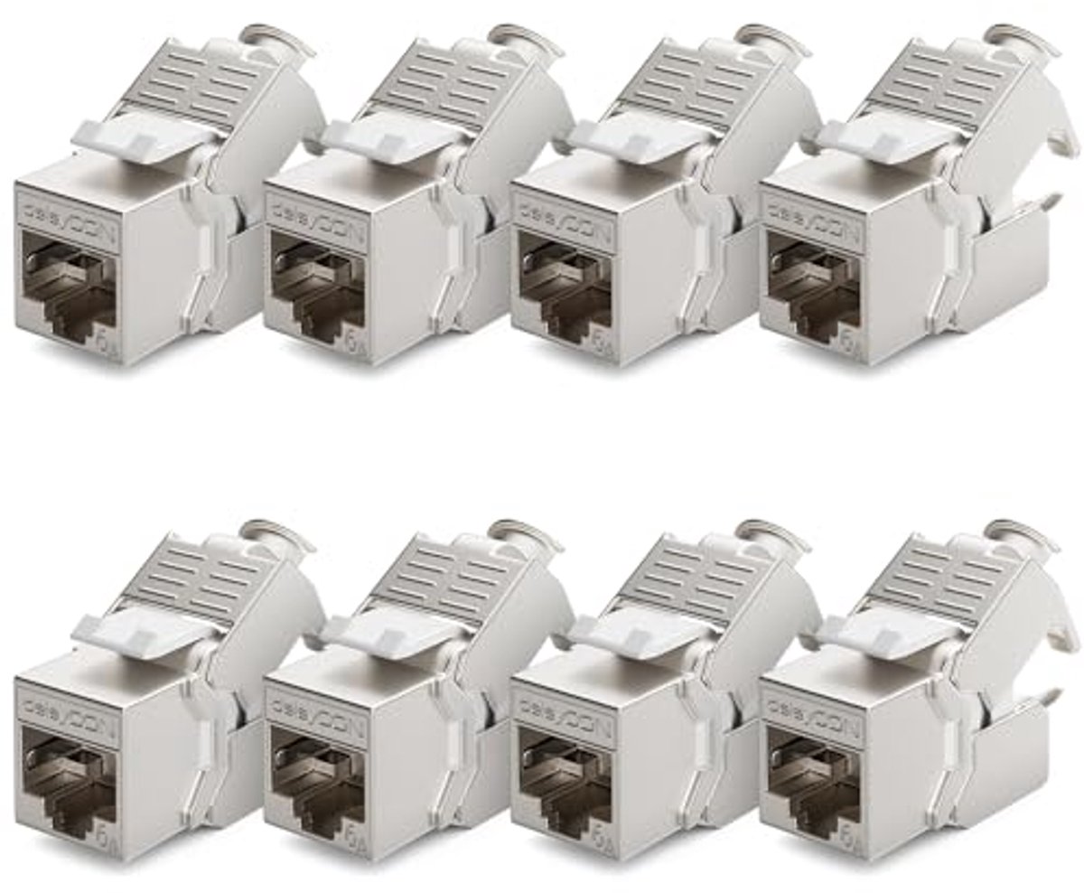 CAT6a Keystone Module RJ45 Netwerk Verbinder voor Patchpanelen