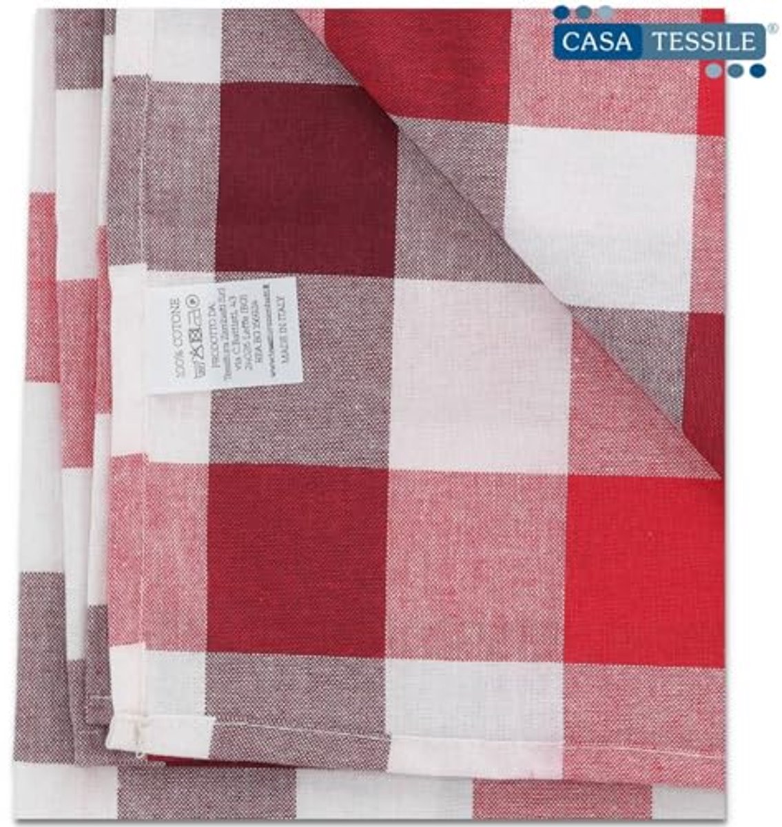 Tafelkleed van katoen jacquard grijs 140 x 320 cm