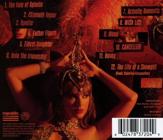 The Life Of A Showgirl - Sweet And Vanilla Perfume CD - Popalbum