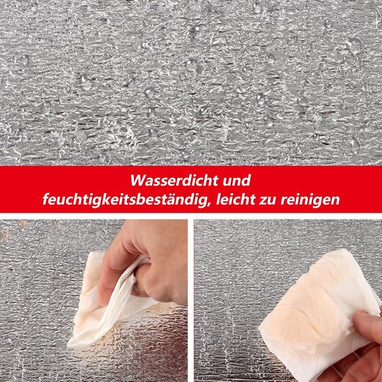 Lichtgewicht Isolatie Aluminium Slaapmat voor Kamperen - Opvouwbare Thermomat 200 x 200 cm - Ideaal voor Camping en Strandpicknick van Merkloos — afbeelding 2