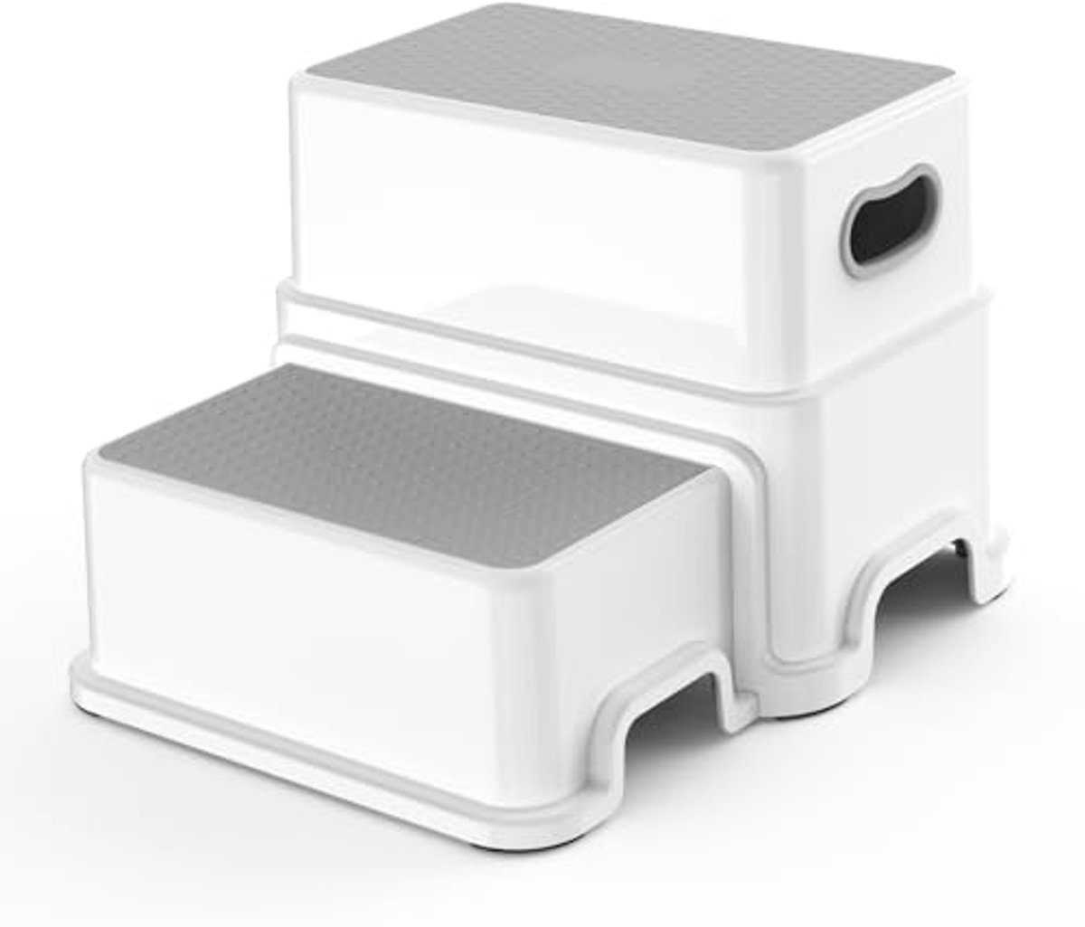 Image of 2-stappen kruk voor kinderen - antislip peuter opstapkruk voor toilet en badkamer