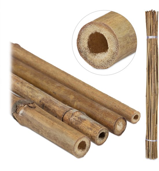 Talen Tools bamboestokken naturel 180 cm (3 stuks) kopen? Plantaccessoires