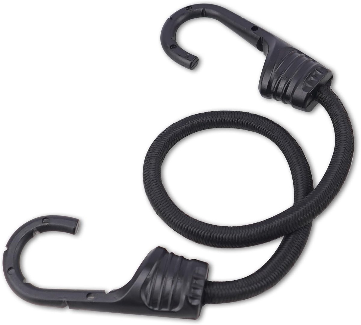 Expander met Haken - Extra Sterk - 10 Stuks - Voor Zeilen, Fietsen, Motoren en Autolading - 45 cm